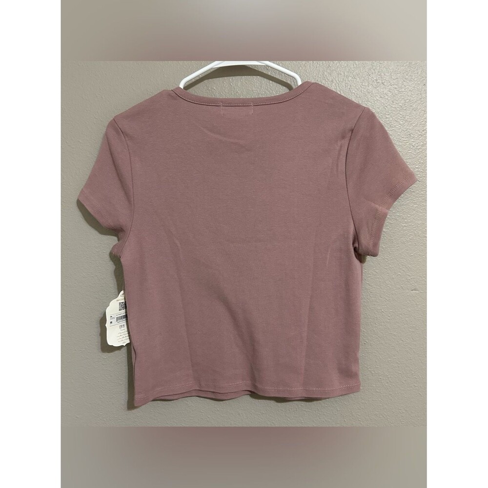 NEW Altar’d State Darlin’ Cotton Cropped Short Sleeve T Shirt Women’s Size XL - Picture 4 of 9